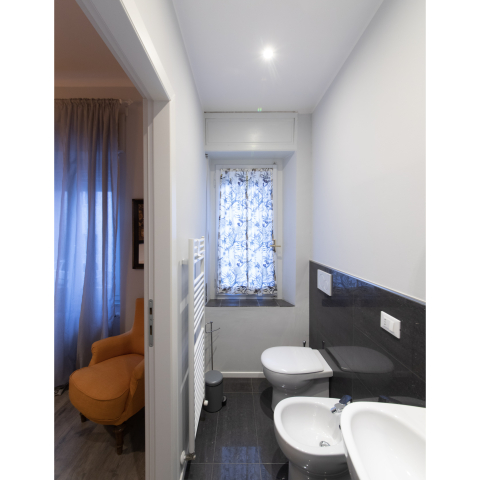 Bagno camera grigia