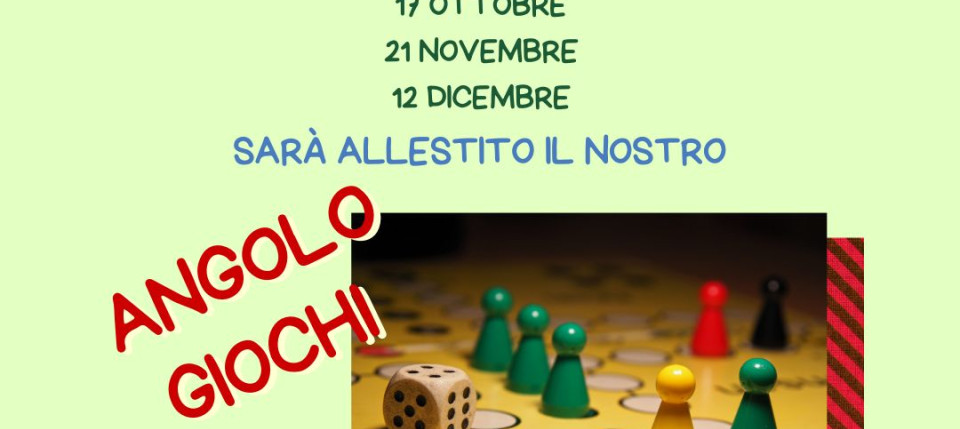 Angolo Giochi 17 ottobre 2026