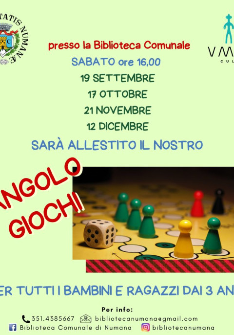 Angolo Giochi 17 ottobre 2026